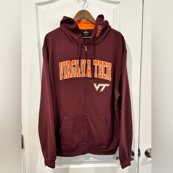 Colosseum Other - Virginia Tech Hokies Men’s Colosseum Full Zip embroidered Hoodie XL - NWOT